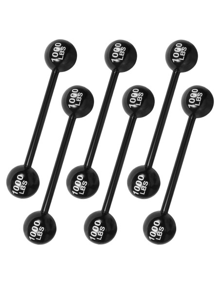 Mancuernas Inflables Gigantes LIYDE - 6 Pcs Decoración Fiesta