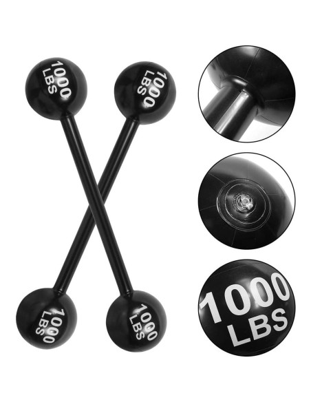 Mancuernas Inflables Gigantes LIYDE - 6 Pcs Decoración Fiesta