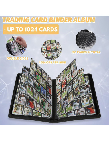 Carpeta de Tarjetas GERMUN 16 Bolsillos Rosa Premium