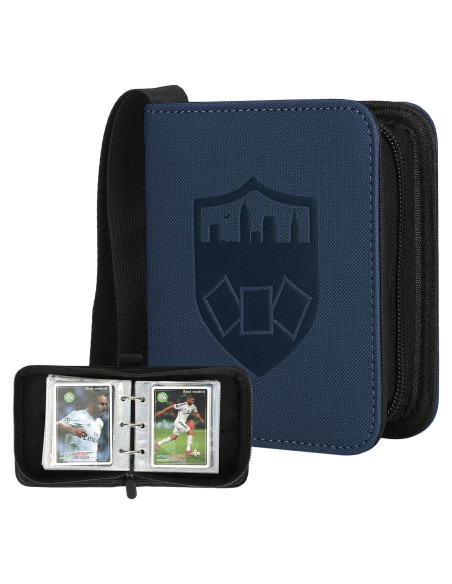 Carpeta de Tarjetas 1 Pocket TRBINDER Azul 80 Bolsillos Carpeta de Tarjetas 1 Pocket TRBINDER Azul 80 Bolsillos