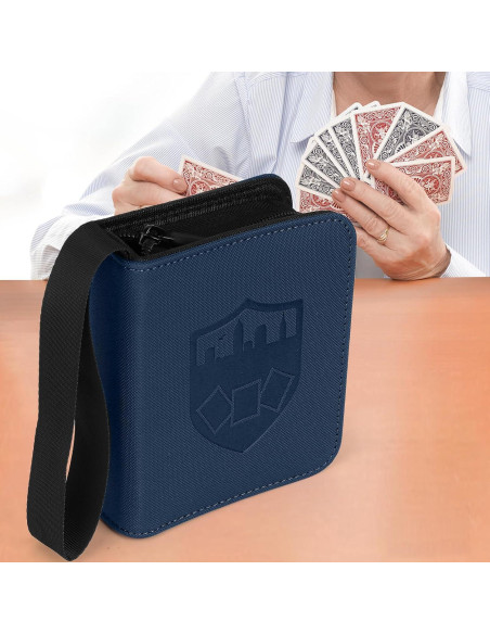Carpeta de Tarjetas 1 Pocket TRBINDER Azul 80 Bolsillos Carpeta de Tarjetas 1 Pocket TRBINDER Azul 80 Bolsillos