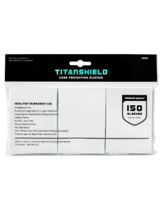 Fundas Protectoras TitanShield 150 Unidades Blanca 6,35x8,89cm