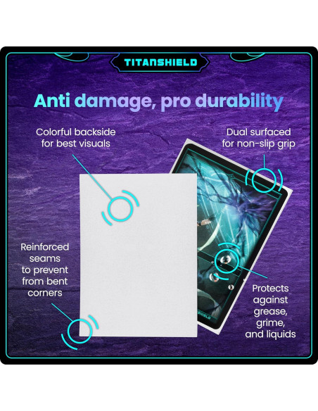 Fundas Protectoras TitanShield 150 Unidades Blanca 6,35x8,89cm