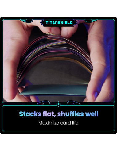 Fundas TitanShield 150 unidades moradas para cartas