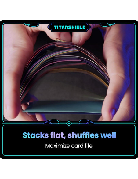Fundas TitanShield 150 unidades moradas para cartas