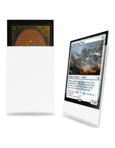 Mangas de cartas MTG Fabmaker 200 pack blancas resistentes