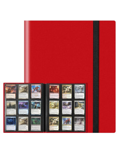 Carpeta de Tarjetas TiopLior 360 Bolsillos Roja