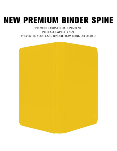 Carpeta de Tarjetas MORABTO 1000+ Pockets Amarillo