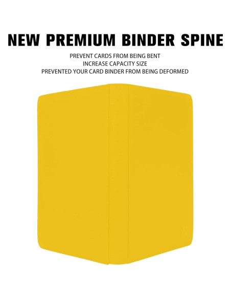 Carpeta de Tarjetas MORABTO 1000+ Pockets Amarillo