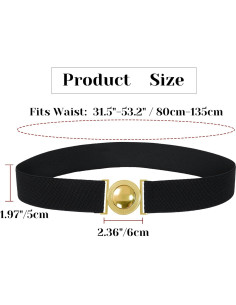 Cinturón Ajustable Elástico DAZCOS para Hombres - Color D 2