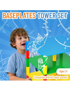 Placas Base Apilables Strictly Briks 25x25 cm 4 Colores 2