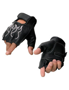 Guantes de motocicleta Milwaukee Leather SH198 con gel - Grande