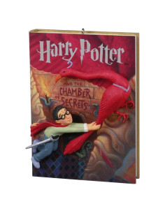Adorno Navideño Hallmark Harry Potter Cámara Secreta 3D