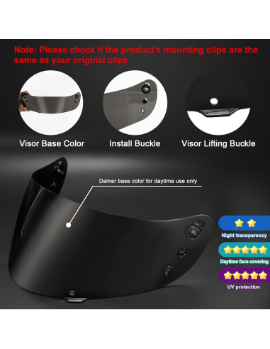 Visera Psler Ic-04 Ahumada para Casco Icon Airflite