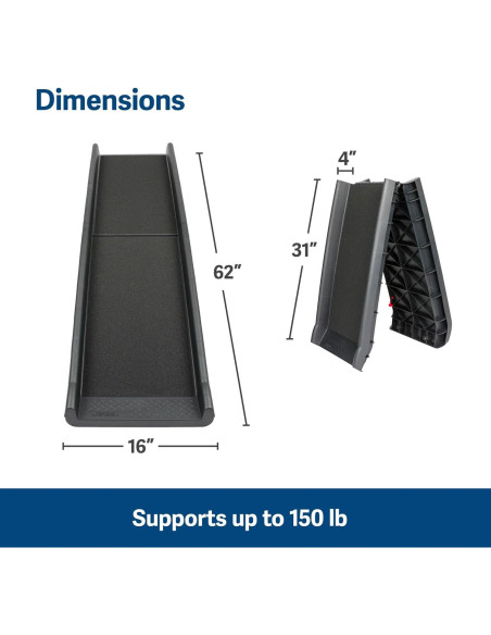 Rampa Plegable para Perros PetSafe Happy Ride 157.48 cm