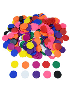 Contadores Plásticos 300pcs Smartdealspro 2,54cm 10 Colores