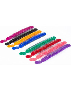 Contadores Plásticos 300pcs Smartdealspro 2,54cm 10 Colores 2