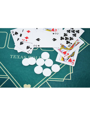 Set de 100 Fichas de Plástico SmartDealsPro 25mm con Caja