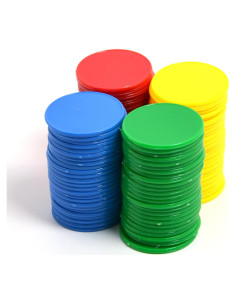 Contadores de Plástico Smartdealspro 100pcs 32mm con Caja