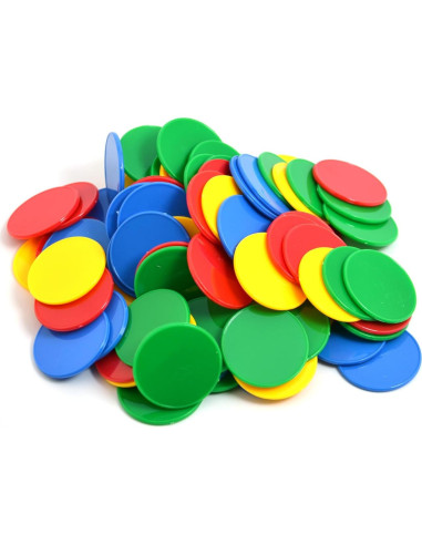 Contadores de Plástico Smartdealspro 100pcs 32mm con Caja