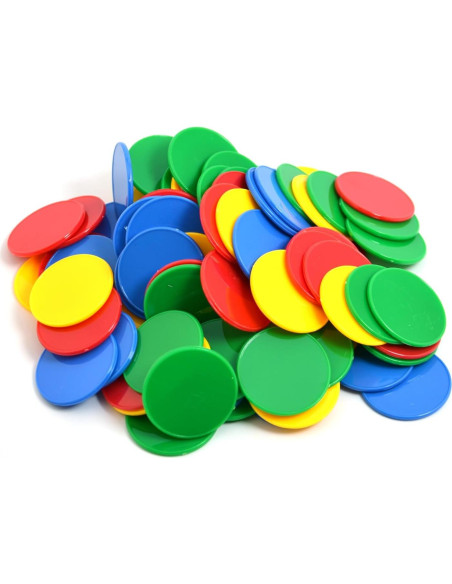 Contadores de Plástico Smartdealspro 100pcs 32mm con Caja