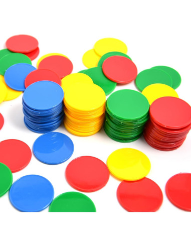 Contadores de Plástico Smartdealspro 100pcs 32mm con Caja