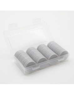 Juego de 100 Fichas de Plástico para Aprendizaje 25 mm 2
