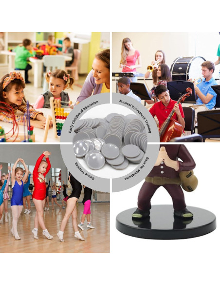 Juego de 100 Fichas de Plástico para Aprendizaje 25 mm