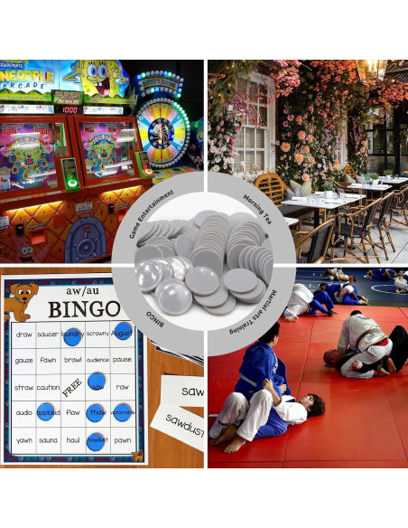 Juego de 100 Fichas de Plástico para Aprendizaje 25 mm