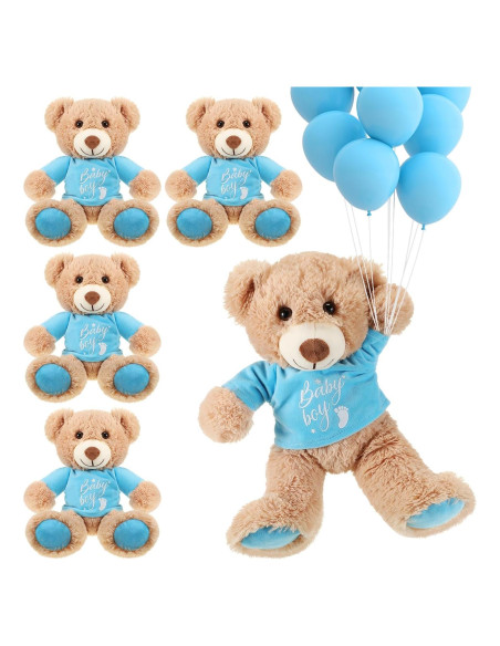Osos de Peluche Lenwen 10 Pcs 35,56 cm para Baby Shower