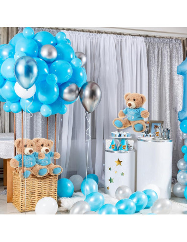 Osos de Peluche Lenwen 10 Pcs 35,56 cm para Baby Shower