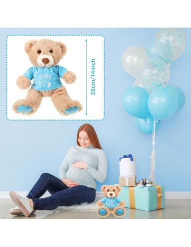 Osos de Peluche Lenwen 10 Pcs 35,56 cm para Baby Shower