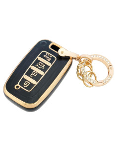 Funda de Llavero TPU para Hyundai y Kia - Color Negro