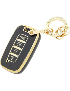 Funda de Llavero TPU para Hyundai y Kia - Color Negro 2