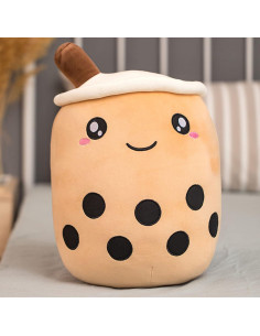 Muñeco de Peluche Boba VHYHCY Taza de Leche 24 cm Marrón 2