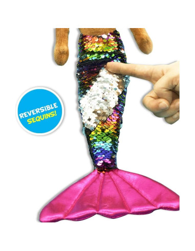 Muñeca Sirena Chloe 45.72 cm con Lentejuelas Reversibles