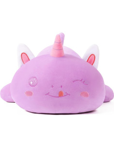 Almohada de Peluche Unicornio SNOWOLF 50.8 cm Púrpura 2