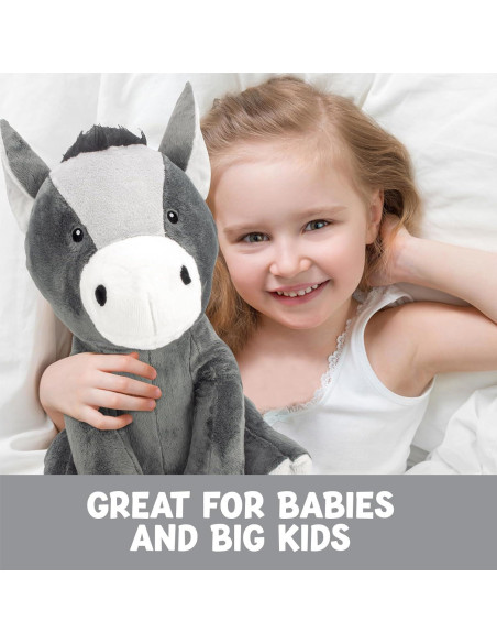 Burro de Peluche Homily 50 cm Juguete para Niños y Adultos