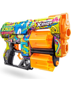 X-Shot Skins Dread Sonic Hyper Spike Blaster con 24 Dardos 2