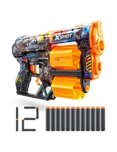XShot Skins Dread Blaster ZURU Jurassic World 12 Dardos