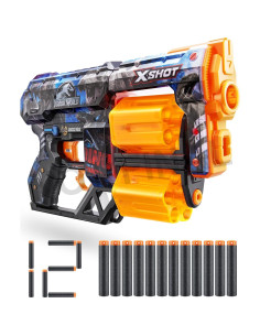 XShot Skins Dread Blaster ZURU Jurassic World 12 Dardos 2