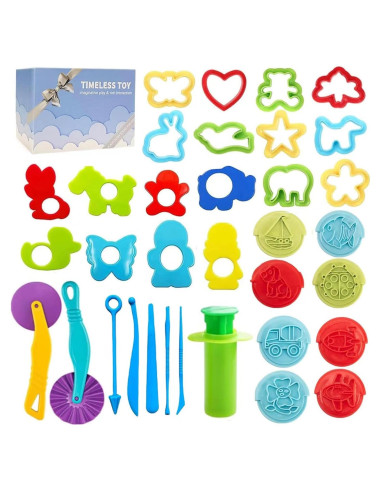 Set de Herramientas de Masa Jaees con Moldes y Rodillo