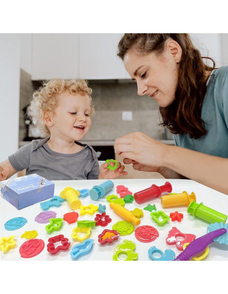 Set de Herramientas de Masa Jaees con Moldes y Rodillo