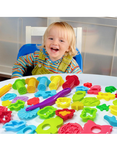 Set de Herramientas de Masa Jaees con Moldes y Rodillo