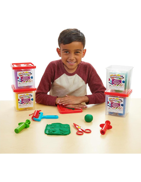 Masa libre de trigo Colorations 6 colores 0.68 kg no tóxica Masa libre de trigo Colorations 6 colores 0.68 kg no tóxica