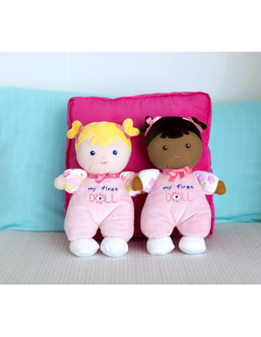 Muñeca Suave Baby Starters 25cm Rubia con Bordado