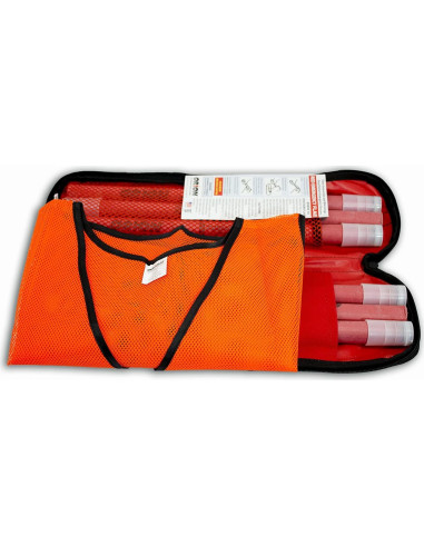 Kit de Señales de Emergencia Orion Safety 6030 - 6 Señales + Chaleco