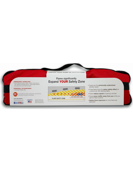 Kit de Señales de Emergencia Orion Safety 6030 - 6 Señales + Chaleco