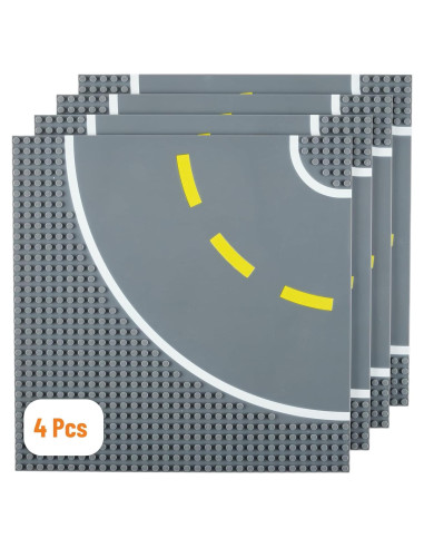 Placas de Carretera 10x10cm Strictly Briks Paquete de 4