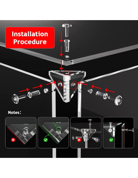 Caja de Exhibición Acrílica KOLIPI para Guantes de Boxeo
